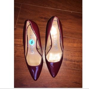 nwot Red Calvin Klein Heels